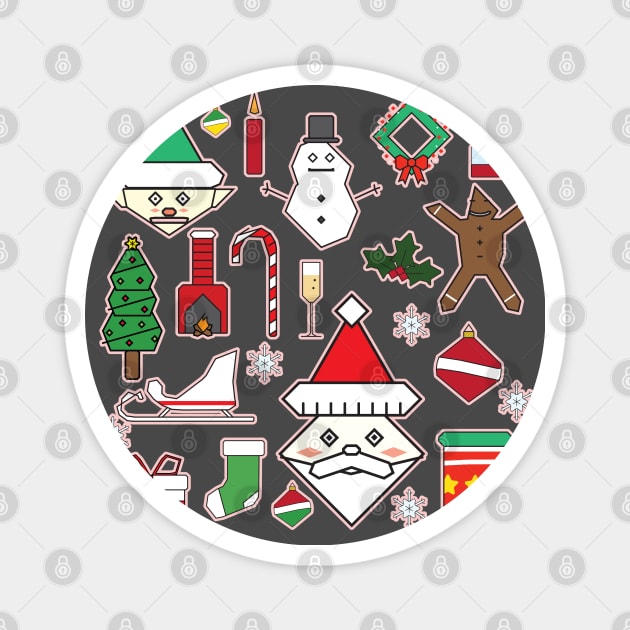 8ts Christmas Flash sheet Magnet by kewlwolf8ts